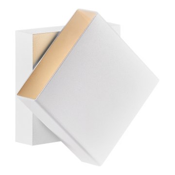 Nordlux - LED hämardatav välisseinale paigaldatav seinavalgusti TURN LED/13,8W/230V IP54 valge