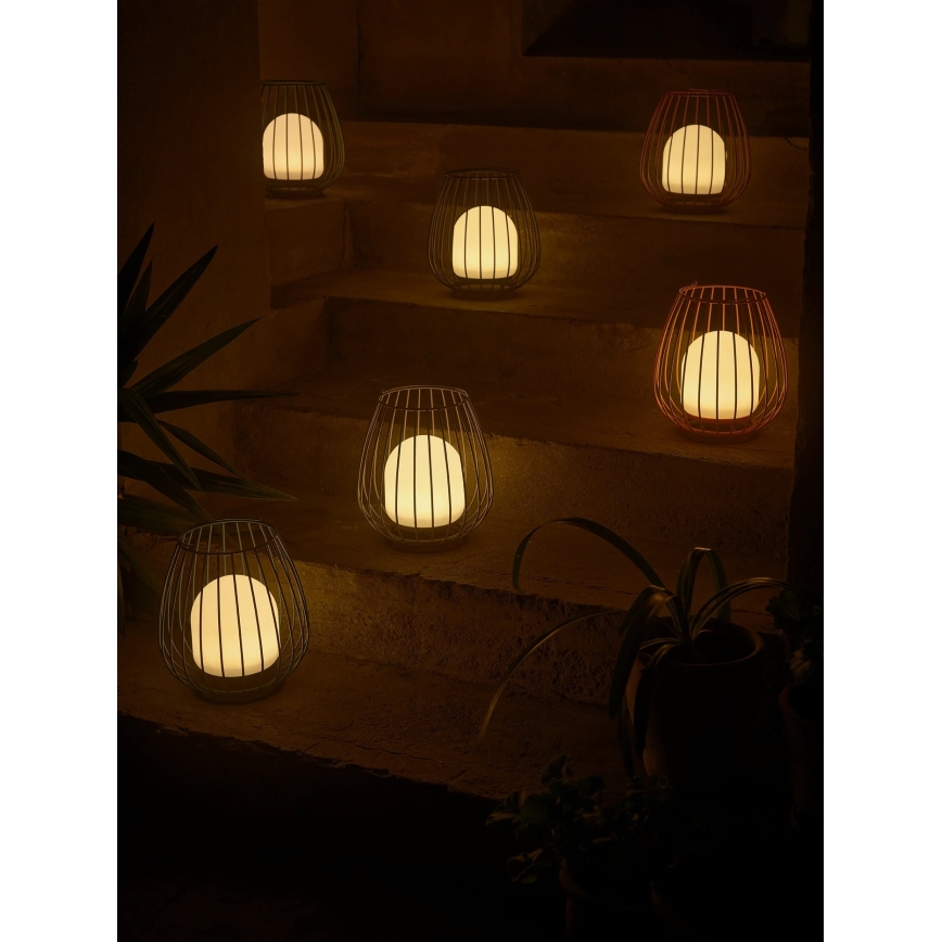 Nordlux - JIM TO-GO LED, hämardatav välistingimuste kaasaskantav valgusti, 3 W/3,7 V, IP54, 5000 mAh, punane