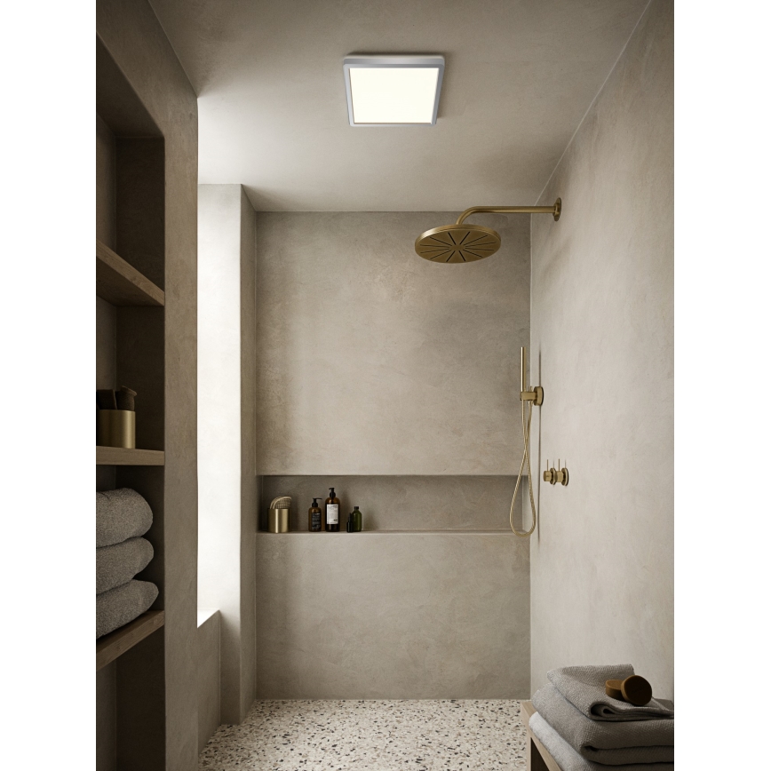 Nordlux - LED hämardatav vannitoa laelamp OJA LED/14,5W/230V 3000/4000K IP54 30x30 cm