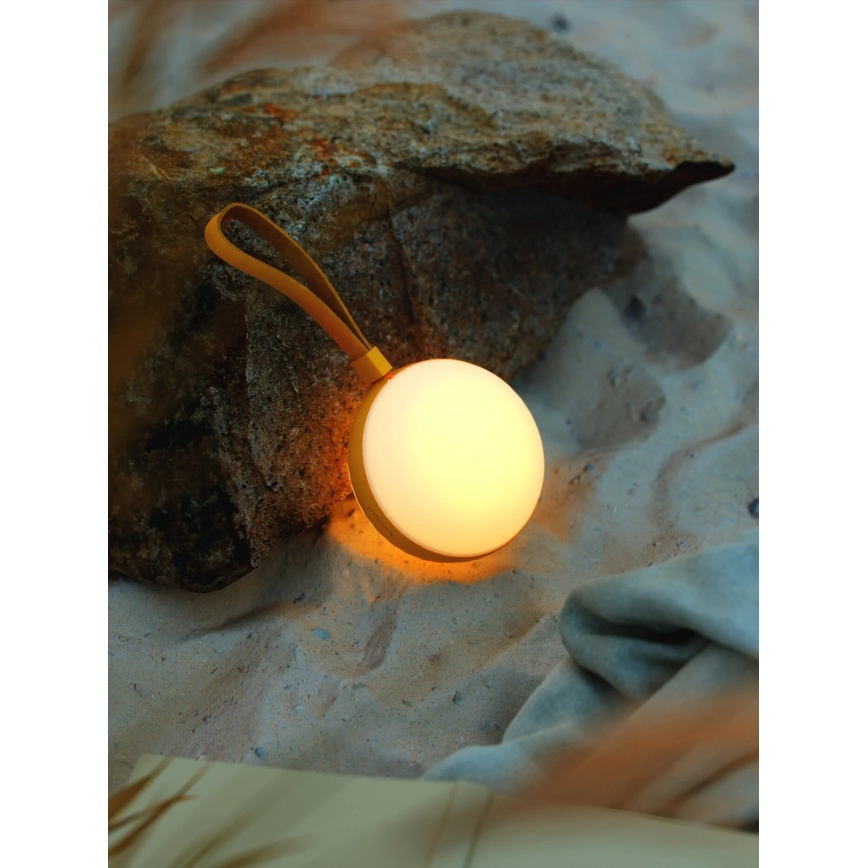 Nordlux - LED Kaasaskantav laetav lamp LED/1W/3,7V IP54 kollane