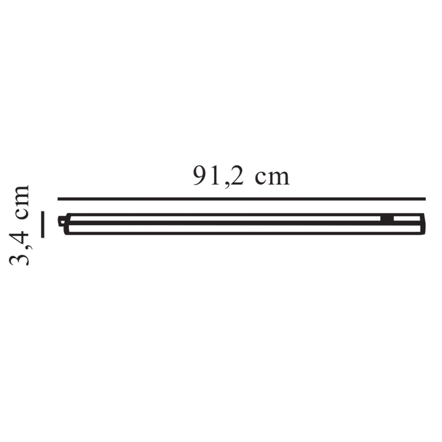Nordlux - LED Kapialune valgusti kööki LATONA LED/11W/230V 3000/4000K 91,2 cm