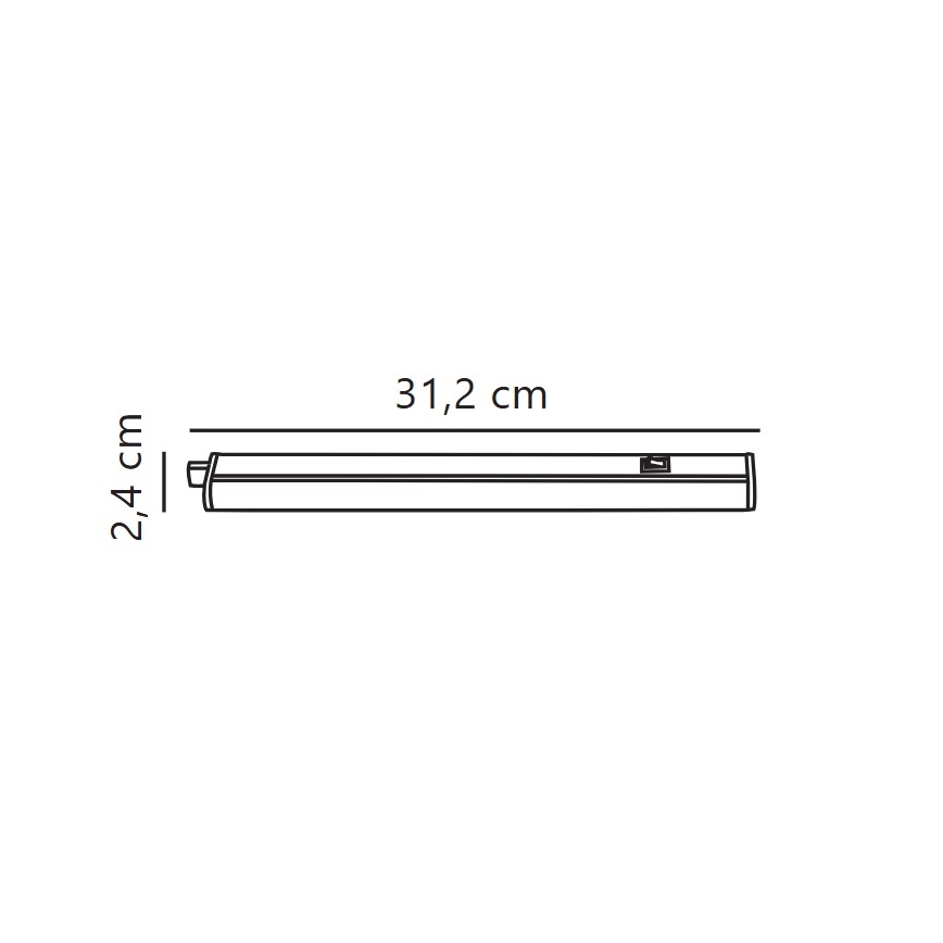 Nordlux - LED Kapialune valgusti kööki LATONA LED/4W/230V 3000/4000K  31,2 cm