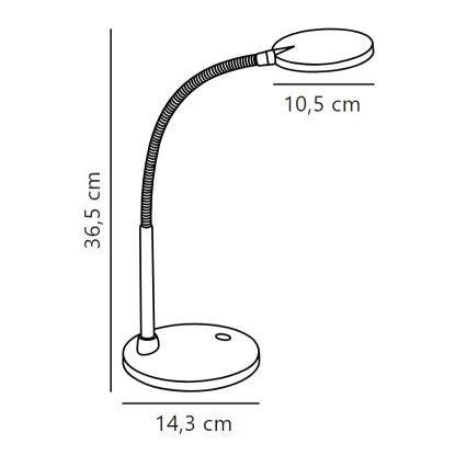 Nordlux - LED Laualamp DOVE LED/4,5W/230V