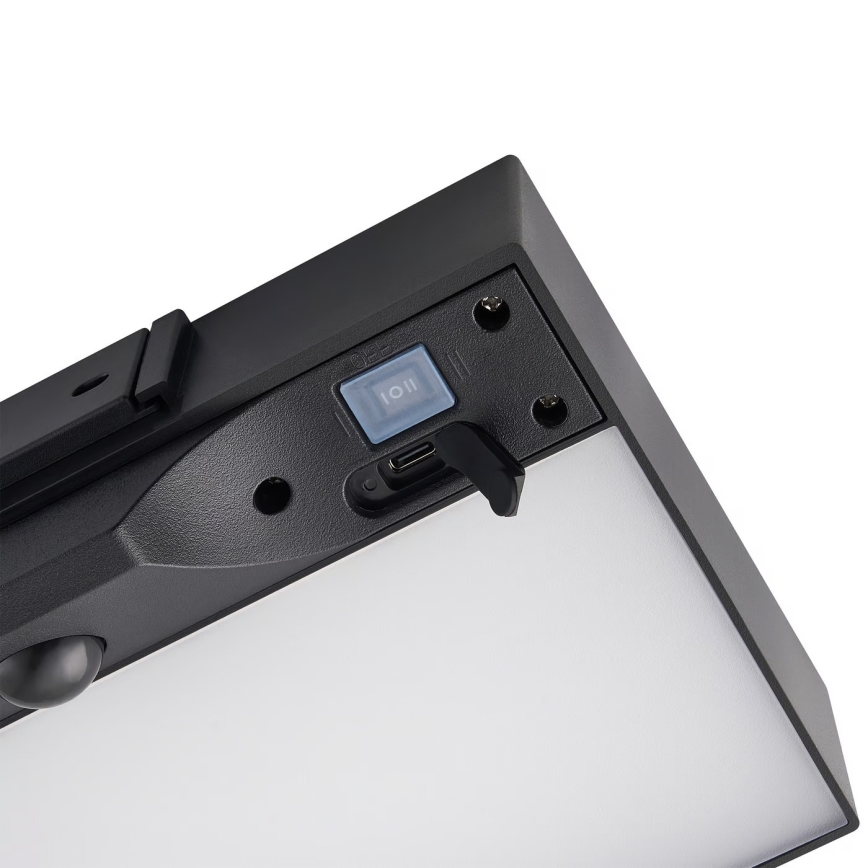 Nordlux - LED päikeseenergia seinavalgusti anduriga MONAY LED/5W/5V 3000K IP44 2000 mAh must