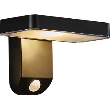 Nordlux - LED päikeseenergia seinavalgusti anduriga RICA LED/5W/3,7V IP44 2200 mAh kandiline