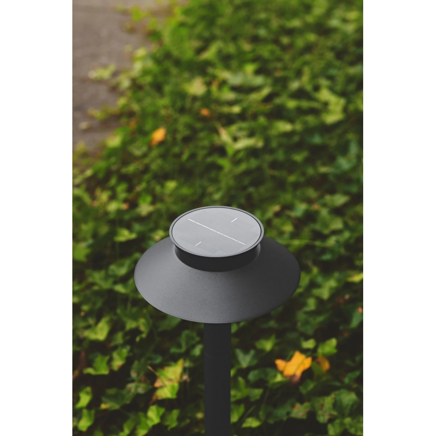 Nordlux - LED päikeselamp anduriga LED/5W/3,7V IP44 must