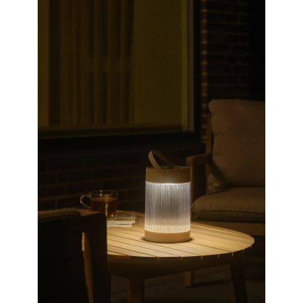 Nordlux - LED päikeselamp COUPAR LED/3,2W/3,7V beež