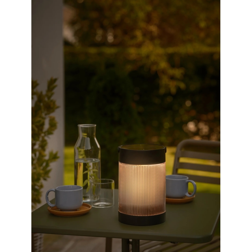 Nordlux - LED päikeselamp COUPAR LED/3,2W/3,7V must