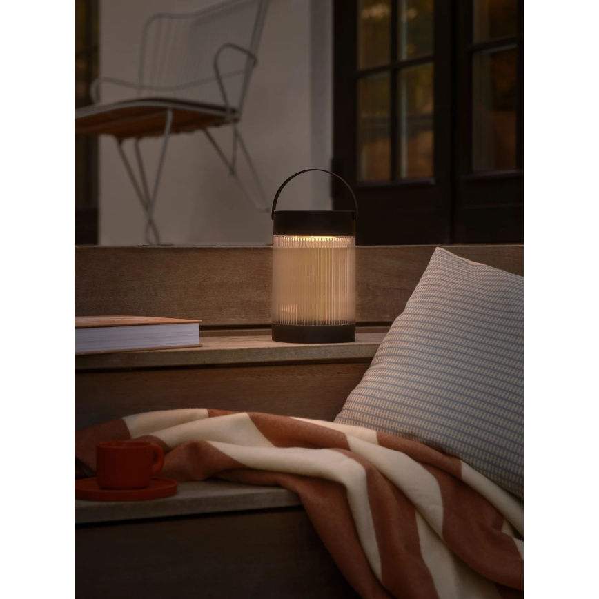 Nordlux - LED päikeselamp COUPAR LED/3,2W/3,7V must