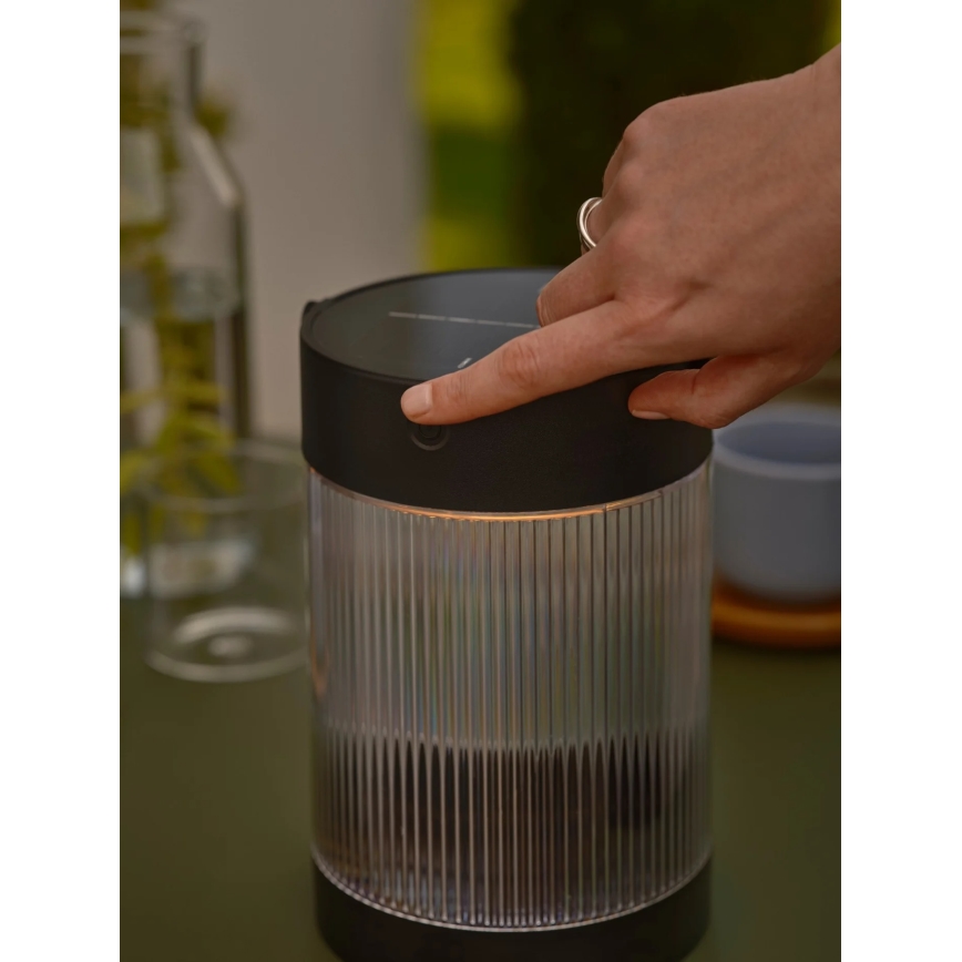 Nordlux - LED päikeselamp COUPAR LED/3,2W/3,7V must