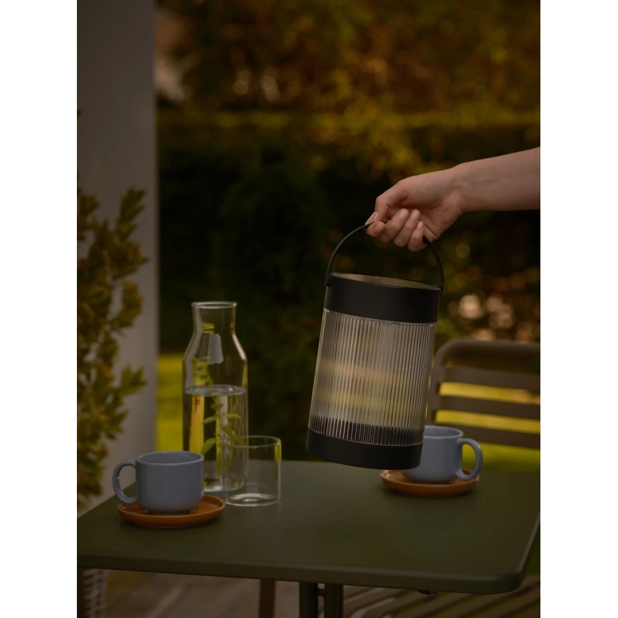 Nordlux - LED päikeselamp COUPAR LED/3,2W/3,7V must