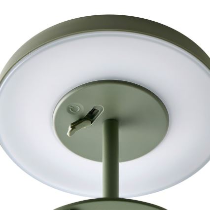 Nordlux - LED päikeselamp ELMER LED/2W/3,7V IP44 roheline