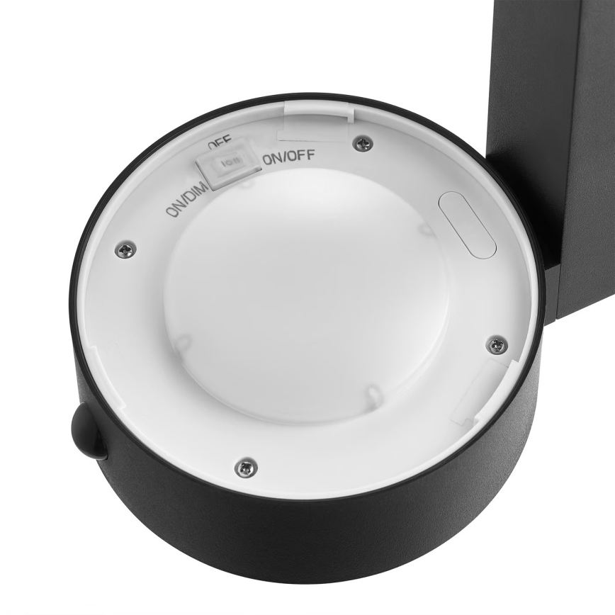 Nordlux - LED Päikesepaneeliga seinavalgusti koos anduriga COUPAR LED/3,2W/5V 3000K IP44 1800 mAh must