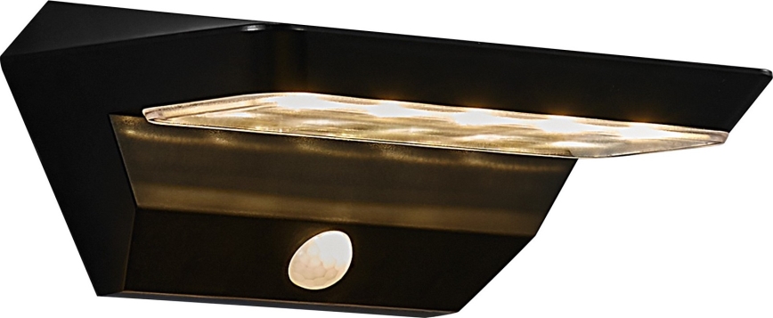 Nordlux - LED Päikesepaneeliga seinavalgusti koos anduriga AGENA LED/5W/3,7V IP44 2200 mAh