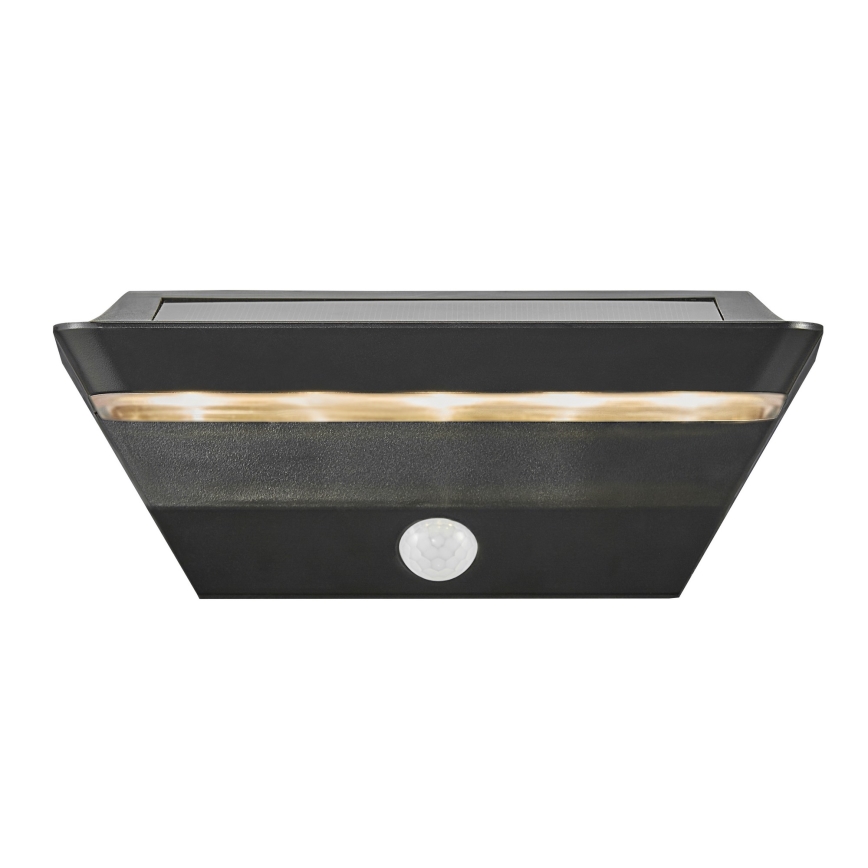 Nordlux - LED Päikesepaneeliga seinavalgusti koos anduriga AGENA LED/5W/3,7V IP44 2200 mAh