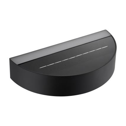 Nordlux - LED Päikesepaneeliga seinavalgusti koos anduriga MONAY LED/5W/5V 3000K IP44 2000 mAh must