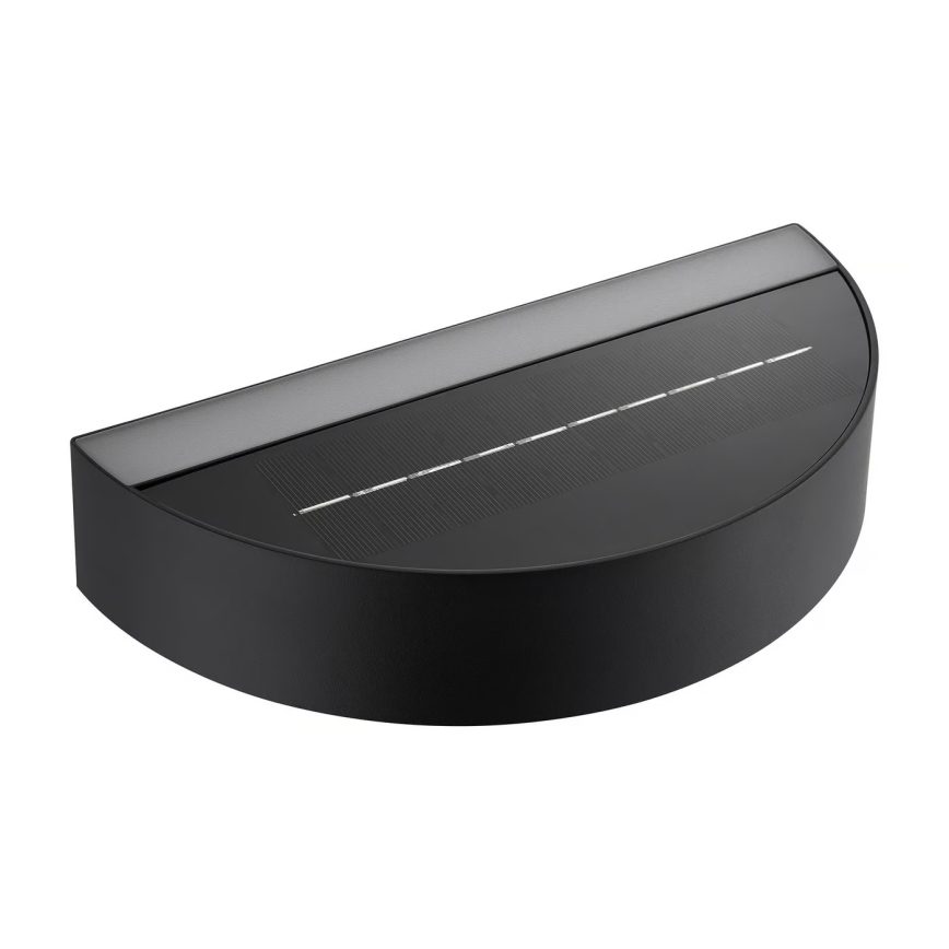 Nordlux - LED Päikesepaneeliga seinavalgusti koos anduriga MONAY LED/5W/5V 3000K IP44 2000 mAh must
