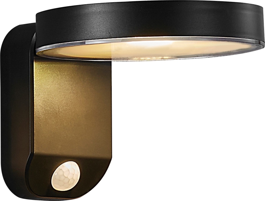Nordlux - LED Päikesepaneeliga seinavalgusti koos anduriga RICA LED/5W/3,7V IP44 ümmargune
