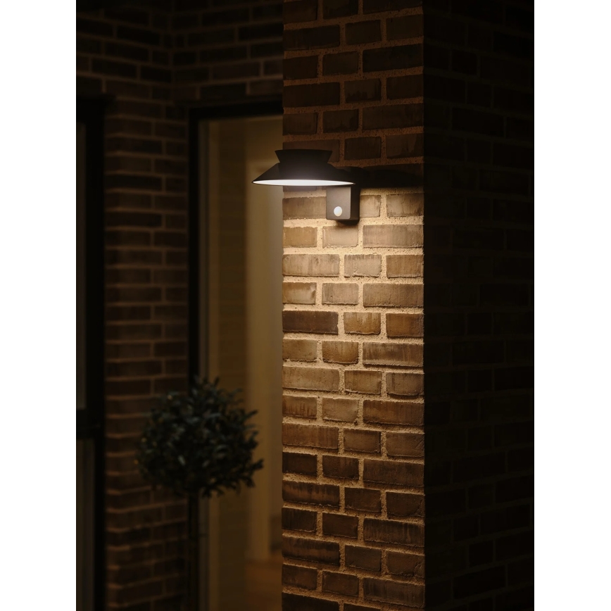 Nordlux - päikesepaneeliga LED-valgusti anduriga JUSTINA LED/5W/3,7V IP44 1800 mAh