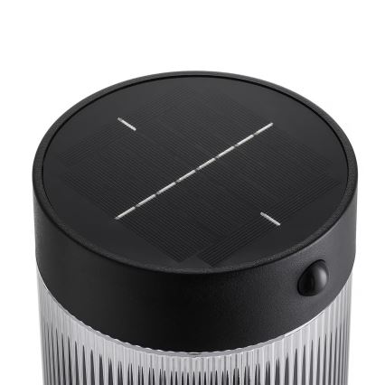 Nordlux - LED Päikesepaneeliga valgusti COUPAR LED/3,2W/5V 3000K IP44 must