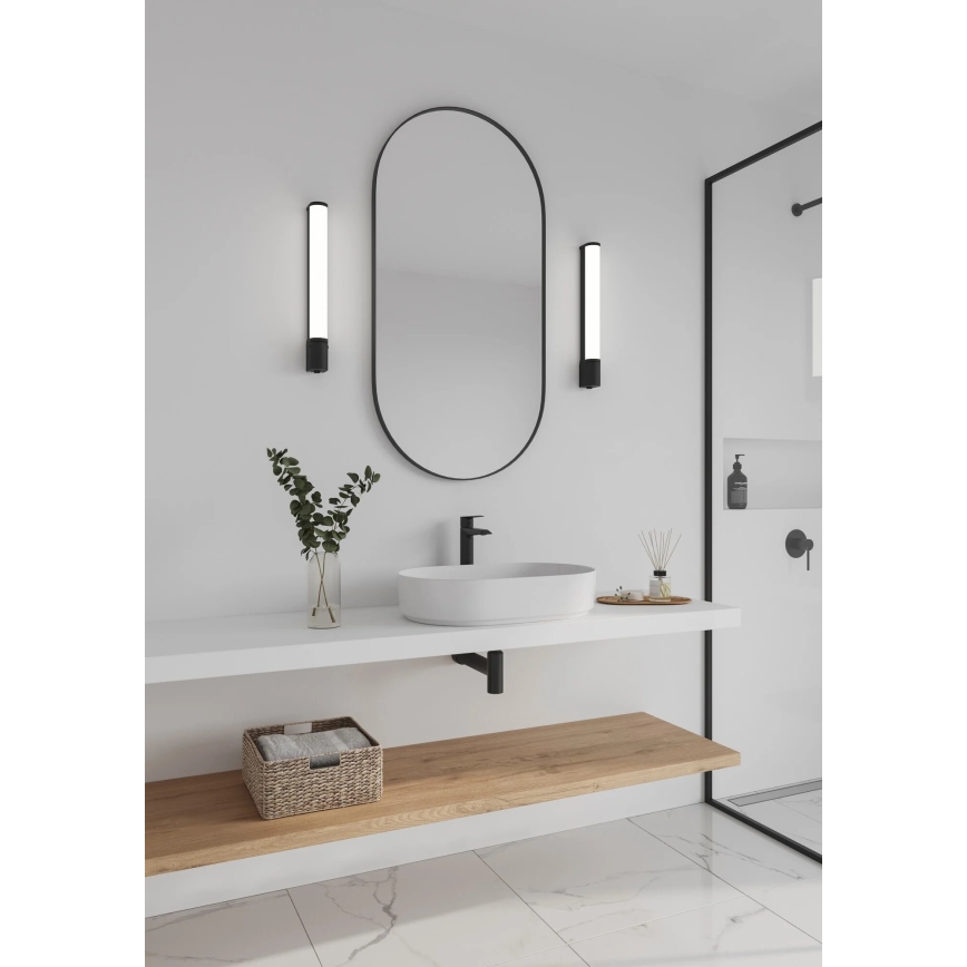 Nordlux - LED Peeglivalgusti vannituppa MALAIKA LED/6W/230V 3000K IP44 must