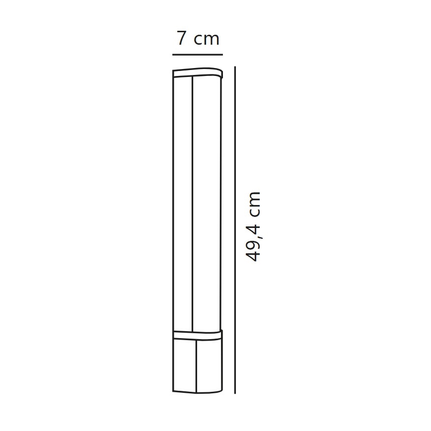 Nordlux - LED Peeglivalgusti vannituppa MALAIKA LED/6W/230V 3000K IP44 must