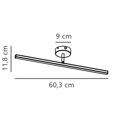 Nordlux - LED Peeglivalgustus vannituppa IP LED/7,2W/230V IP44 60 cm valge