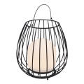 Nordlux - LED reguleeritav kaasaskantav välisvalgusti JIM TO-GO LED/3W/3,7V IP54 5000 mAh must
