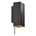 Nordlux - LED reguleeritav seinavalgusti CURTIZ 2xLED/4,5W/230V must