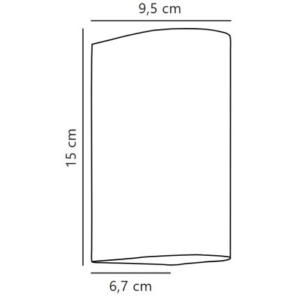 Nordlux - LED Väli seinavalgusti ASBOL LED/13,3W/230V 3000K IP44