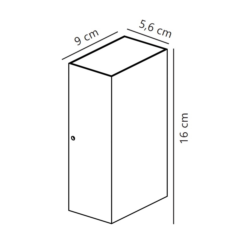 Nordlux - LED Väli seinavalgusti ROLD LED/10,5W/230V 3000K IP54 kreemikas