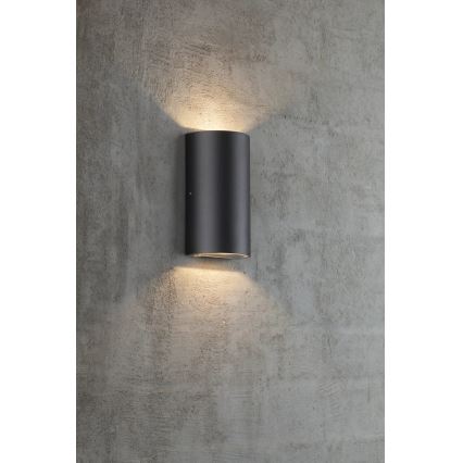 Nordlux - LED Väli seinavalgusti ROLD LED/10,5W/230V 3000K IP54 must