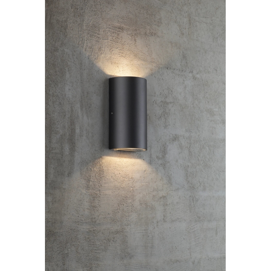 Nordlux - LED Väli seinavalgusti ROLD LED/10,5W/230V 3000K IP54 must