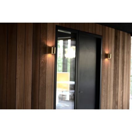 Nordlux - LED välisseinale kinnitatav seinavalgusti CANTO 2xLED/5,5W/230V IP44 kuldne