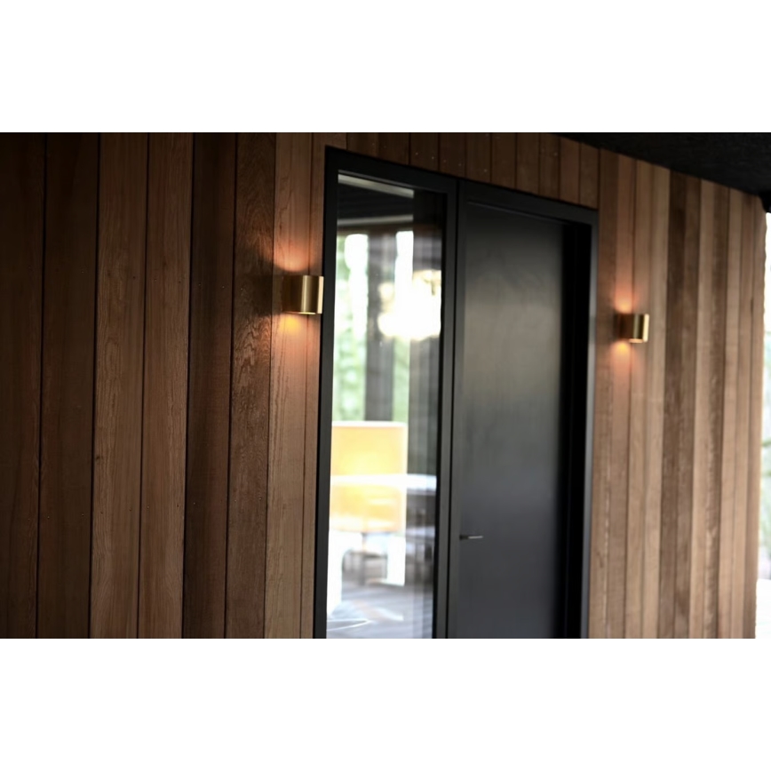 Nordlux - LED välisseinale kinnitatav seinavalgusti CANTO 2xLED/5,5W/230V IP44 kuldne