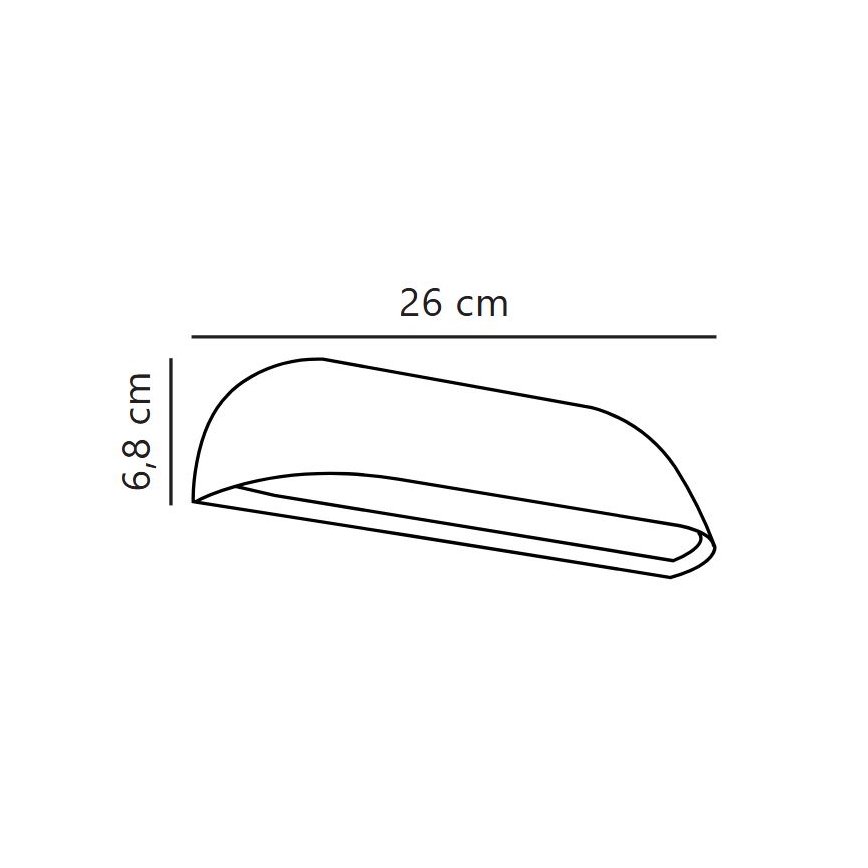 Nordlux - LED välisseinale kinnitatav seinavalgusti FRONT LED/9,5W/230V IP44