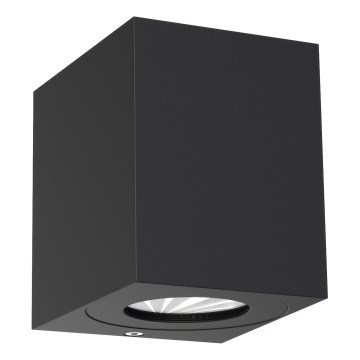 Nordlux - LED välisseinale paigaldatav seinavalgusti CANTO 2xLED/6W/230V IP44 must