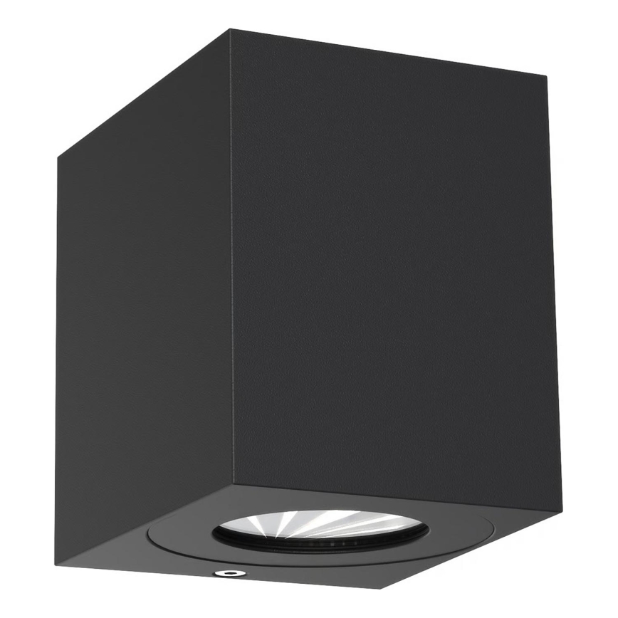 Nordlux - LED välisseinale paigaldatav seinavalgusti CANTO 2xLED/6W/230V IP44 must