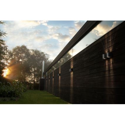 Nordlux - LED välisseinavalgusti CANTO 2xLED/5,5W/230V IP44 hall