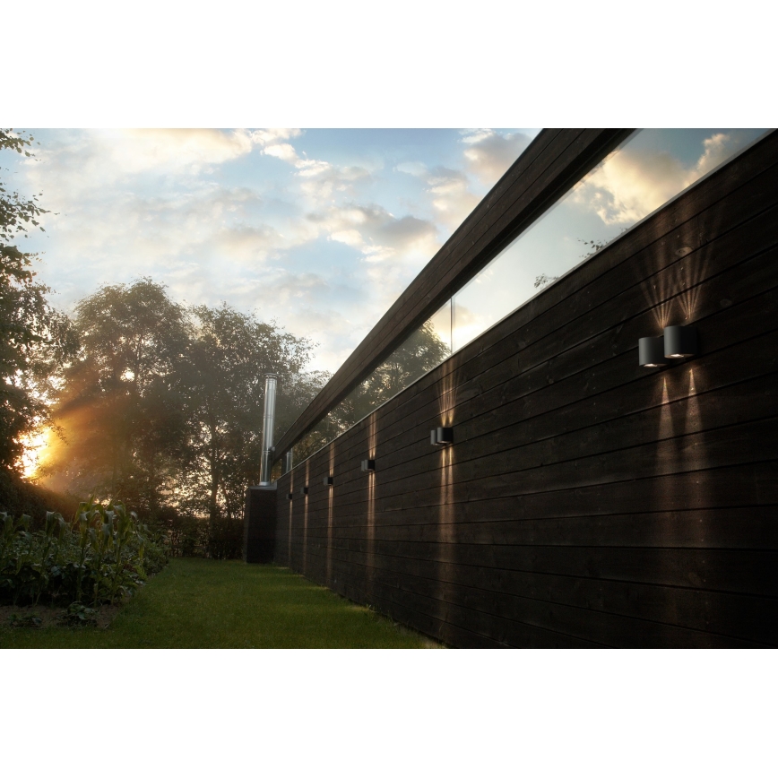 Nordlux - LED välisseinavalgusti CANTO 2xLED/5,5W/230V IP44 hall