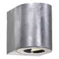 Nordlux - LED välisseinavalgusti CANTO 2xLED/6W/230V IP44 hõbedane