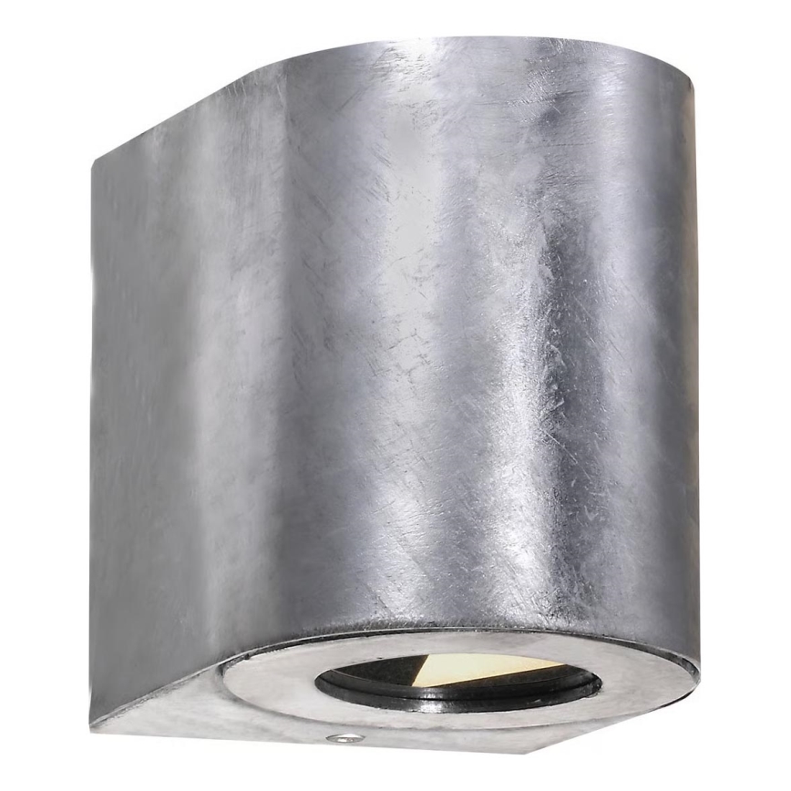 Nordlux - LED välisseinavalgusti CANTO 2xLED/6W/230V IP44 hõbedane