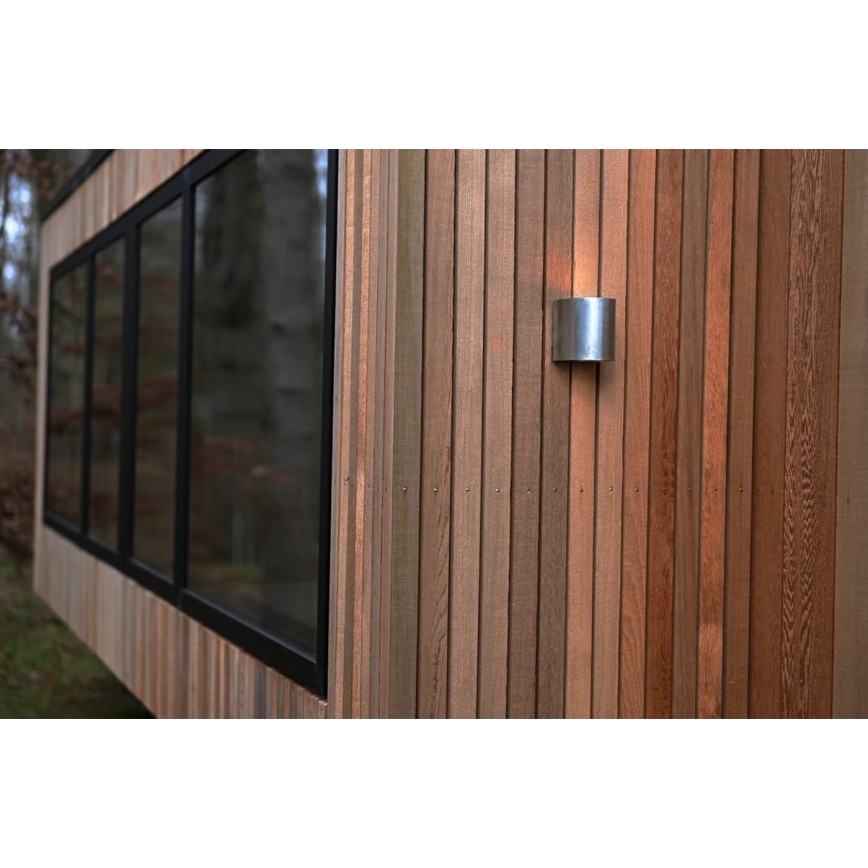 Nordlux - LED välisseinavalgusti CANTO 2xLED/6W/230V IP44 hõbedane