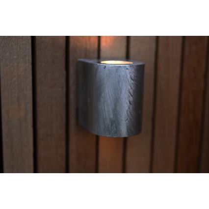 Nordlux - LED välisseinavalgusti CANTO 2xLED/6W/230V IP44 hõbedane