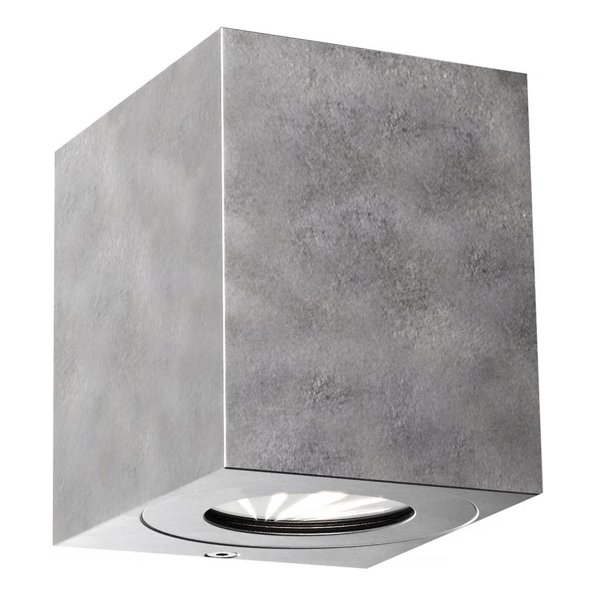 Nordlux - LED välisseinavalgusti CANTO 2xLED/6W/230V IP44 hõbedane