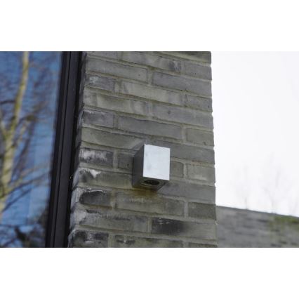 Nordlux - LED välisseinavalgusti CANTO 2xLED/6W/230V IP44 hõbedane