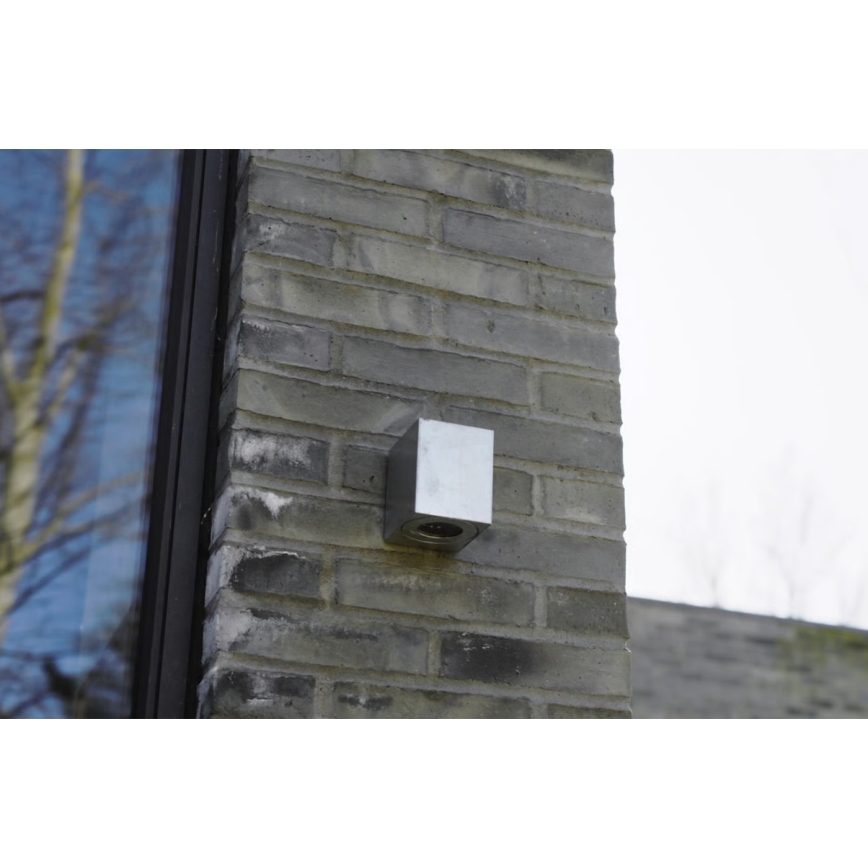 Nordlux - LED välisseinavalgusti CANTO 2xLED/6W/230V IP44 hõbedane