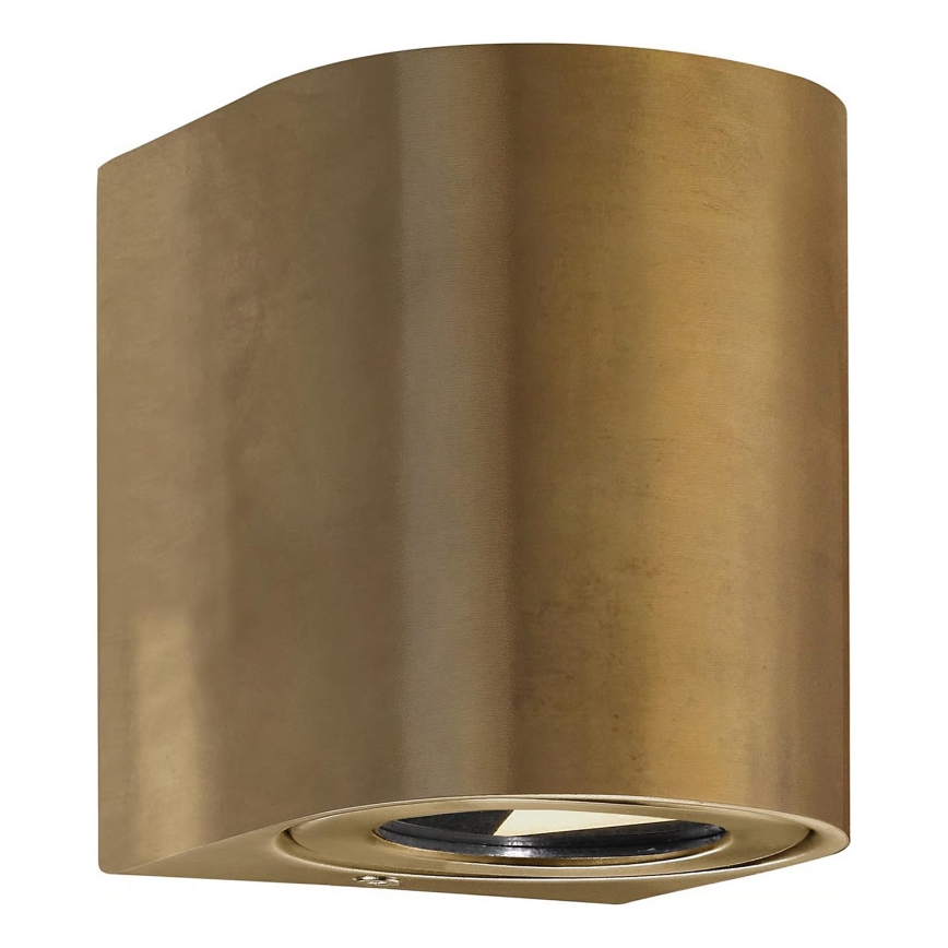 Nordlux - LED välisseinavalgusti CANTO 2xLED/6W/230V IP44 messing