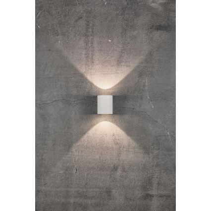 Nordlux - LED välisseinavalgusti CANTO 2xLED/6W/230V IP44 valge