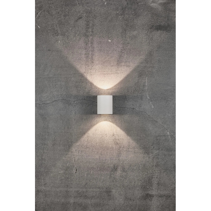 Nordlux - LED välisseinavalgusti CANTO 2xLED/6W/230V IP44 valge